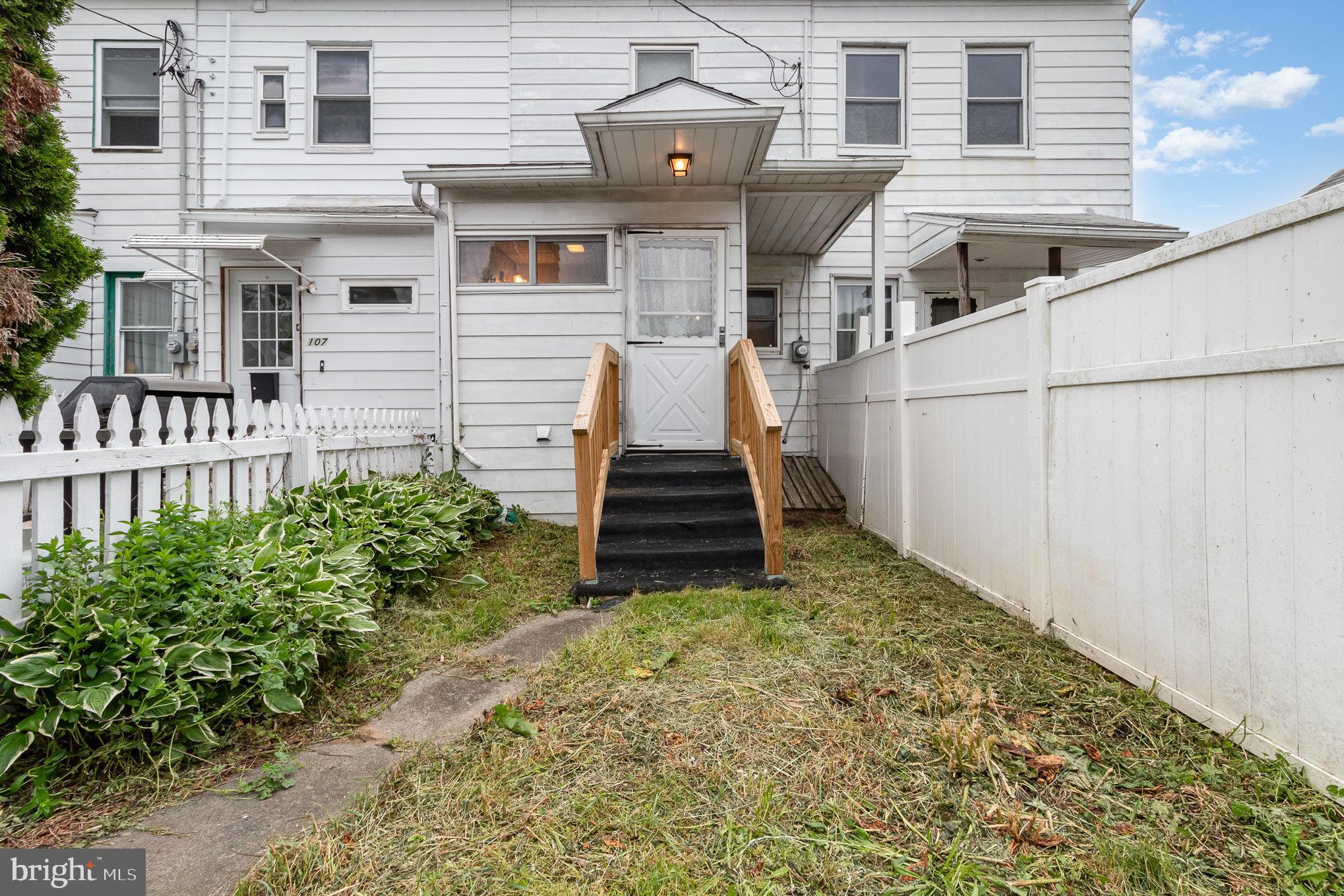 Are you tired of renting and looking for your own place to start building equity? Come take a look at this move in ready home. The home has wall mounted A/C to keep you cool through the summer. New water heater. Washer and dryer located on the first floor for convenience. All appliances stay. Call today to schedule a showing.