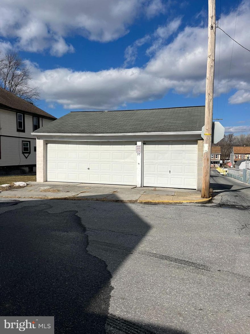 Don’t miss your opportunity to purchase this detached garage in the heart of Lebanon! This cement block garage offers electric service with lights as well as overhead storage space that can be accessed by a pull-down door in the ceiling. There is also a drain in the floor. Shelving that is currently in the garage is included with the purchase. The property is zoned R2 – medium density residential. Buyer to verify acceptable uses, but possibilities may include renting to a neighbor for storing a vehicle/boat, a workshop for a car enthusiast, or storage of supplies for a small business. Schedule your showing today!