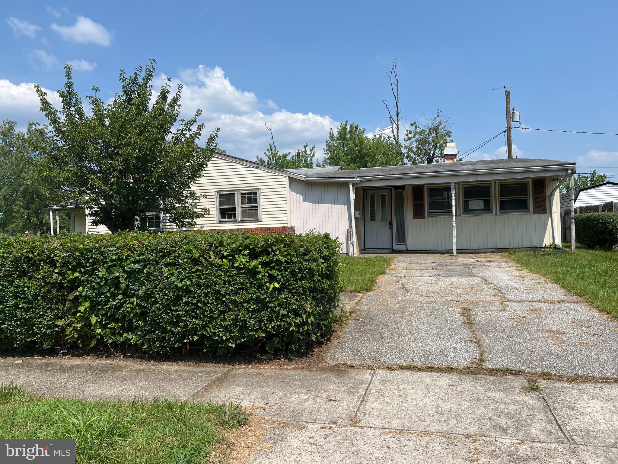 THIS IS NOT A RENTAL PROPERTY - PRIOR TO SCHEDULING A SHOWING OR SUBMITTING A BID, PLEASE CHECK THE (hudhomestore) WEBSITE TO MAKE SURE PROPERTY IS STILL AVAILABLE.
HUD Case# 241-855247- Equal Housing Opportunity. Please visit the hudhomestore website to submit offers, obtain property information, bidders type (i.e. owner occupant, investor, etc.) and submission deadlines-HUD homes are "Sold As Is". This property is “IE, Subject to appraisal. HOA is to be verified by buyer. Seller makes no representations or warranties as to property condition. Ground rent is to be verified by buyer/or buyer’s agent. Seller may contribute up to 3% for buyer’s closing costs, upon buyer/s request. Come view this is a nice sized home located corned in Windsor Mill. It hosts a large family room, nice livingroom with fireplace, bedrooms, 1.5 baths, with a walkout to the patio and backyard. It is close to several shopping areas, malls, restaurants and most of all major highways. With some TLC this can be a great home. Schedule your appointment today!