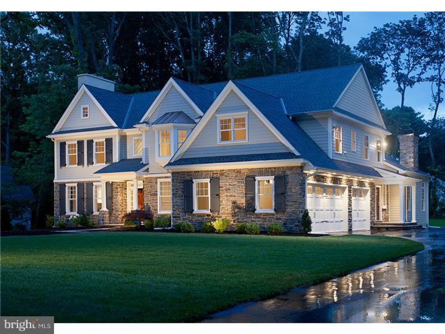 This Stunning home features the finest in first class finishes and amenities that rival many 2 million dollar properties. It's exquisite attention to detail is evident from the moment you arrive as its handsome street presence gracefully blends into the surrounding established neighborhood. Built three years ago by Weiss and Assoc., it is not your typical cookie cutter new construction property and has been further enhanced by its current owner. The open floor plan begins with a two story Foyer that flows into both the formal Living and Dining Rooms with gorgeous millwork, deep windowsills, custom hardwood flooring, and gas fireplace. These formal spaces conviently flow into a Wet Bar area for all of your entertaining needs and then into a the family area where no stone was left unturned. A very large gourmet chefs Kitchen features commercial grade appliances, extensive custom cabinetry, SubZero wine refrigerator, referigated beverage drawers, and an massive granite island. This space flows into the Breakfast Area that captures the beautiful backyard setting and opens into the magnificent two story Great Room with gorgeous floor to ceiling stone fireplace, window seats, and a wall of windows that provides streaming natural light. This family friendly space continues into the large Mudroom with built-in cubbies, coat closets, informal Powder Room, and access to the Three Car Garage. The First Floor is completed by a wonderful Office/Study with a picture window that also  captures the breathtaking backyard setting and a formal Powder Room. A gracious staircase leads one to the Second Floor into a magnificent Master Suite with tray ceiling, plantation shutters, two walk-in closets and luxurious Master Bath. There is a ensuite Bedroom with bay window overlooking the front yard and private Bath. There are two additional Bedrooms with Jack and Jill Bath, and a Fifth en-suite Bedroom with private Bath. The Second Floor is completed by a large Laundry Rm and a walk up staircase to the floored Attic space that could be easily finished. The square footage continues into the Lower Level with exercise mattina brand new full Bath. Your entertaining opportunities continue to the outside as a marvelous patio stretches the length of the back of the house and has a natural gas fire pit and grill. It overlooks the very private and flat backyard which is beautifully landscaped and surrounded by a wrought iron fence. Don't miss this one..it is beautiful both inside and out!!