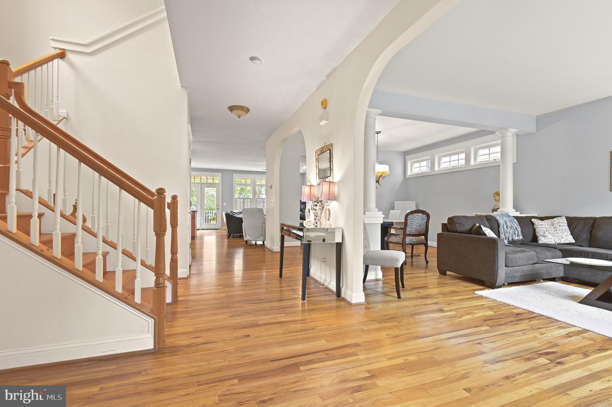 Stunning Eastport Craftsman light filled home with 9 foot ceilings & open floor plan. Designed to easily add an elevator. Gourmet kitchen with black granite counters & breakfast bar, Stainless Steel appliances. Family room with gas fire place. Enter deck & back patio through french doors & take steps down to the brick patio with nice landscaping and surrounding fence. Cathedral ceilings in bedrooms. Large main bedroom with beautiful bathroom; large garden tub by the window, separate tiled shower with glass doors and double sinks. Beautifully finished basement with kitchenette/ wet bar & built-ins. Nice front porch to enjoy your morning coffee! Great downtown location short stroll to all Historic Annapolis & Eastport shops & restaurants. Great place to call home!
