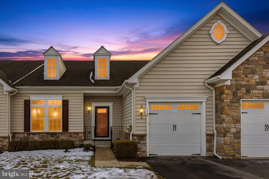 Welcome to your new home in the highly desirable, quite community of Stony Creek Farms. This immaculate home with over $100,000 of upgrades and improvements reflects pride of ownership at every turn. Wide-plank hardwood floors throughout the first floor. The open concept, versatile living room/dining room includes vaulted ceilings and is finished in neutral tones. Transitioning to the well-appointed kitchen, you are welcomed with a gentle archway. Upgraded cabinetry with crown molding, a travertine backsplash, a large island, and newer appliances are featured. There is a generous pantry with motion sensor lighting. The versatile morning room is conveniently located off the kitchen, with French doors leading to a private deck. The primary bedroom features a walk-in closet. With large floor tiles laid on the diagonal, the ensuite bathroom has a double bowl vanity, large shower with a built in bench, and a generous closet. Completing the first floor is the conveniently located powder room. The laundry area includes a newer washer and dryer, with a steam/sanitize option. The grand staircase leads to a generous loft that overlooks the great room. Two additional bedrooms with walk-in closets, a generous walk in storage closet, a linen closet, and a full bathroom with a double bowl sink completes the second level. The basement features a custom-finished living area with newer crush-resistant carpeting, zoned dimmable lighting, two large walk-in closets with motion sensor lighting, powder room with pocket door, tile floor, and a generous storage/workshop area. You will also note the newer HVAC system and newer water heater. The HVAC system includes a whole-house humidifier and whole-house air filtration system. This 5-Star Energy Efficient Certified home is outfitted with an oversized whole-house backup power generator. Enjoy the amenities of this Gold-Star 55+ community with clubhouse, fitness center, heated outdoor saltwater pool and hot tub. Three miles of outdoor walking trails let you enjoy the mature landscape and natural beauty of Worcester Township. Book your showing today!