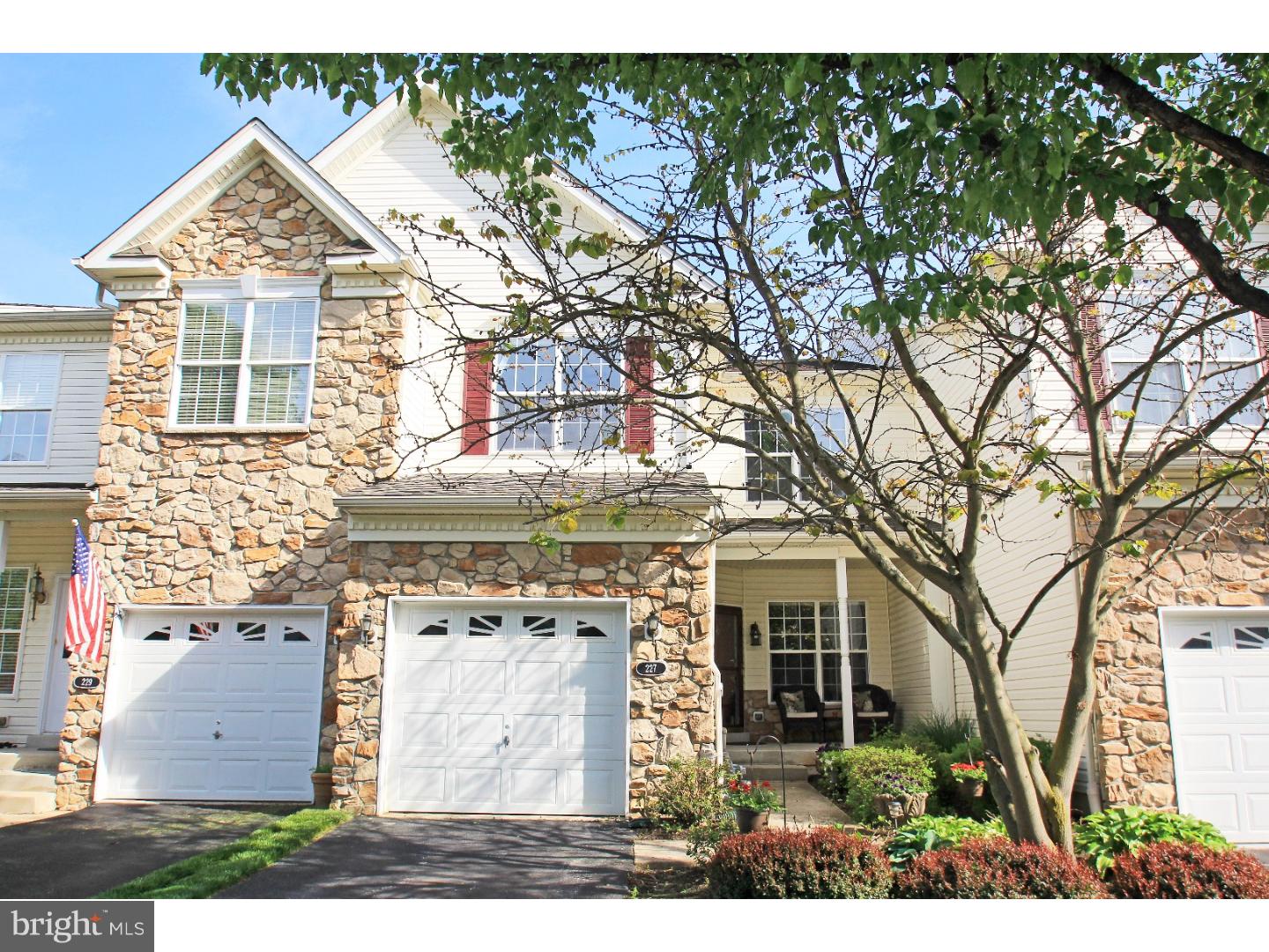 Welcome Home to this move in ready townhouse in popular Whiteland Woods development all within Award Wining West Chester School District.  This townhouse starts with a stone facade and a one car garage, step onto the small front porch where you can sit and enjoy your morning coffee. Once in the entrance way you will see a living room area and a large dining area all defined by the crown moldings and pillars to set off these two areas.A half bath near the front door and entrance to garage.  The family room is a two story area just off the kitchen is anchored with a nice fireplace and a wall of glass around the gas fireplace. This area opens up to the eat in kitchen, new granite counter tops, 42" cabinets, gas cooking, small eating area and sliders out to a deck that overlooks the woods for privacy. Upstairs you will see the laundry closet (washer & dryer included) a hall bath with double sinks, 2 nice sized bedrooms and walk through the double doors into the master bedroom suite. This is a large room (23x12)that has a great bed area along with enough room for a sitting area all overlooking the woods in the back of the property. The master bathroom includes a soaking tub, double sinks, separate toilet area and separate stall shower. The extra's continue with this home as you descend into the finished basement that has a nice living room area, plenty of closet storage, an area for an in-home office along with sliders out to the back yard, the basement also has a huge unfinished utility area that includes many built in shelves for that sought after storage area. This townhouse is part of Whiteland Woods with a beautiful community pool, community clubhouse, play grounds, tennis courts and extra parking throughout the neighborhood. Close to all the shopping in Exton, the night life in close by downtown West Chester and a short drive to Routes 202, Route 100 and the Pennsylvania Turnpike for a quick commute to King of Prussia or downtown Philadelphia, plus walk to the Exton Train Station for the everyday commuter. This property shows well and you just need to move your furniture in and enjoy all of the amenities within the wonderful townhouse.