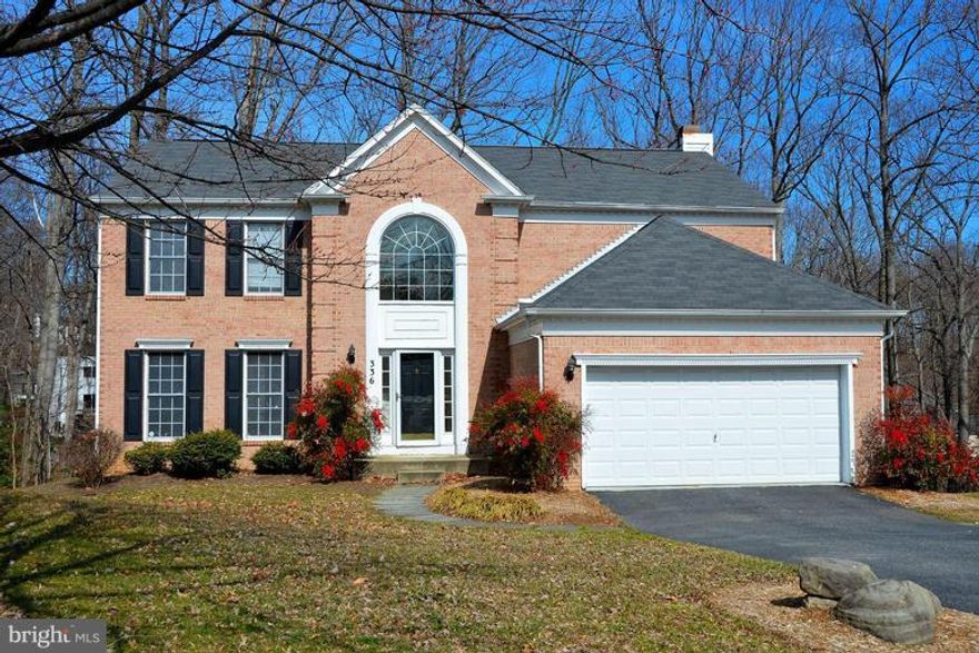 BEAUTIFUL BRICK FRONT COLONIAL LOCATED IN DESIRABLE NEIGHBORHOOD--BACKS TO PRIVATE WOODED SETTING--EXCELLENT SCHOOLS--CLOSE PROXIMITY TO MAJOR COMMUTER ROUTES--LARGE KITCHEN WITH SS APPLIANCES--FAMILY ROOM FIREPLACE--SPACIOUS MASTER BEDROOM WITH 2 WALK-IN CLOSETS--UPPER LEVEL LAUNDRY ROOM--FINISHED BASEMENT-HARDWOOD FLOORS IN FOYER LIVING ROOM AND DINING ROOM-NEWER CARPET AND PAINTING-NON SMOKERS.