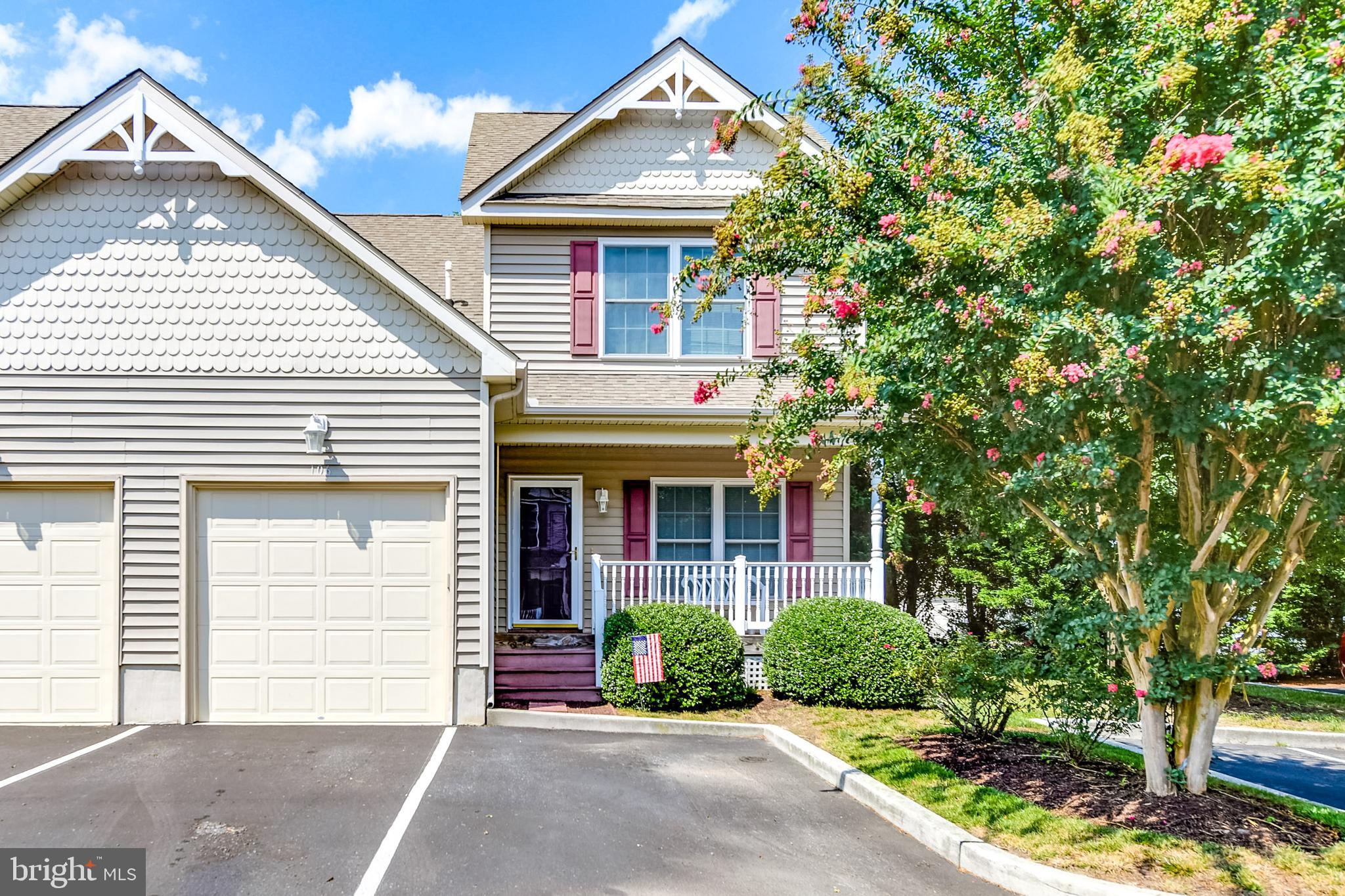 Rare opportunity to own in downtown Berlin Md (Americas Coolest Small Town) for under $220,000. This move-in-ready east-end-unit townhome features low association feeds, a 1-car garage, 3 spacious bedrooms, and a wonderful open kitchen, all in meticulous condition.