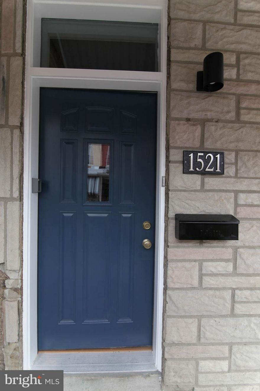 At 1521 N Myrtlewood, experience upscale living at an affordable price. Inside you are immediately greeted by an open floor plan with brand new hardwood floors, recessed lighting and a custom wrought iron Bannister. In the living space there is a half bath tucked in with a pocket door. The kitchen boasts a white subway tiled back splash, a chef style faucet, white Shaker style cabinetry,stainless steel appliances & granite counter tops. The back yard has a large patio and is perfect for summer cookouts. The basement is large, clean and painted which gives you an additional living space along with a washer & dryer. Upstairs you have a two large bedrooms, large closets and bathrooms. Bathroom finishes are top class. Brand new energy efficient windows & and fiberglass door with transom round out the clean stone exterior. This home is close to all the best things in Brewery town. Fairmount Park is basically your backyard, there is a grocery store only a few blocks away, great access to the highways means easy in & out of the city, the trolley easily connects you to Northern Liberties &Fishtown, while a quick bus ride takes you straight into the Art museum and into Center City. All potential tenants and co-signors must submit the following to listing agent along with their application to be considered: 1) Copy of valid government-issued photo ID, 2) 2 months' worth of Pay Stubs (or 2 months of bank statements w/explanation of income) 3) Signed Consumer Notice by all parties on the lease.