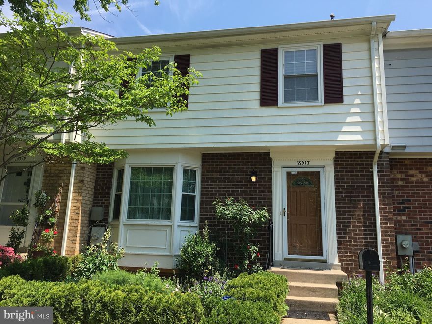 Beautiful & specious updated town home on quiet cul-de-suc!!!This meticulously kept freshly painted home offers upgraded eat-in kitchen w.SS appliances,gleaming hardwood floors,renovated baths,fireplace,finished basement & large fenced yard w. patio and huge shed.Great neighborhood w. pool, playground, basketball & tennis courts for your enjoyment.Close to Shopping, Metro, ICC & I-270.Must see!!!