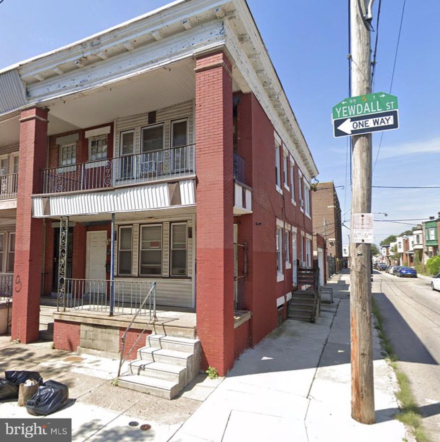 Opportunity awaits at your next investment property!  This corner duplex is now available in PRIME West Philadelphia location.  At the corner of Yewdall and Ludlow Streets and between 54th and 55th streets, only a half block from Chestnut.  Only needs a little TLC and current tenants in place. Surrounded by public transportation and everything that Chestnut, Market and the heart of West Philly has to offer!