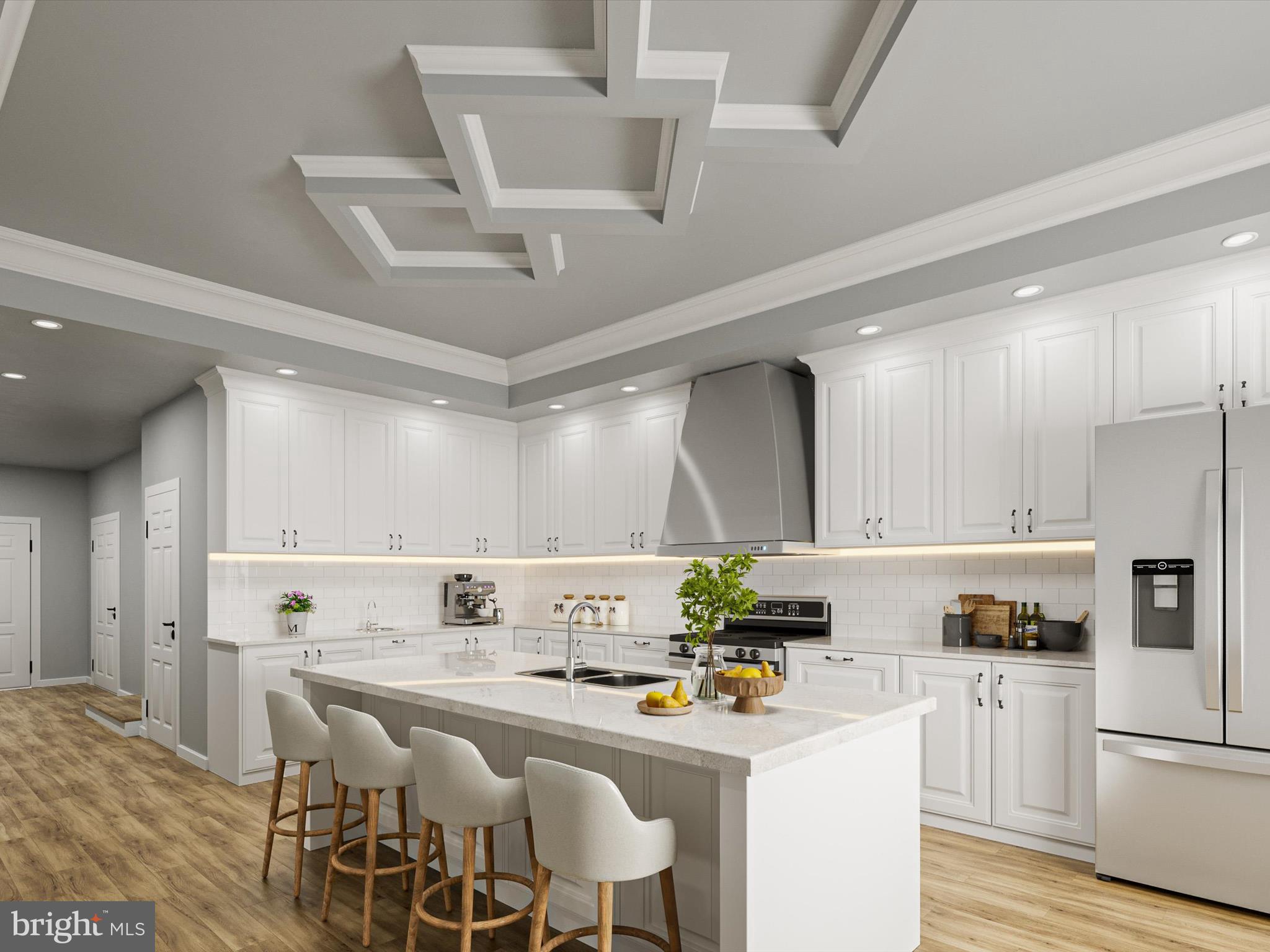 Exquisite New Construction Home with Luxury Finishes – Available August 1, 2025 and plans are attached.
Welcome to a stunning masterpiece of modern craftsmanship and timeless elegance. This 5-bedroom, 4.5-bathroom luxury residence, spanning 3,500 finished sq. ft., is designed to impress with impeccable details, high-end finishes, and thoughtfully curated spaces that redefine sophisticated living.
Unrivaled Elegance & Craftsmanship
Step inside to discover an open-concept design adorned with coffered ceilings, layered lighting, and engineered oak hardwood flooring throughout the main and second levels. The spacious living area is anchored by a gas fireplace, setting the tone for cozy yet refined gatherings.
Chef’s Dream Kitchen
The heart of this home is a gourmet kitchen, meticulously designed for both function and style. Featuring 42-inch custom soft-close cabinetry, quartz countertops, and a grand 9-foot island, this space is a culinary haven. The farmhouse sink, prep sink, and stainless steel appliances complete the chef-inspired layout, while a walk-in pantry ensures ample storage.
Luxurious Primary Suite & Spa-Inspired Bath
Retreat to the expansive primary suite, where comfort meets luxury. The en-suite bathroom is a sanctuary with a dual-head shower, his-and-hers sinks, quartz countertops, and a private water closet. A generous walk-in closet adds to the suite’s lavish appeal.
Exceptional Layout & Features
Five spacious bedrooms with plush carpeting (excluding the master suite)
Four full baths & one powder room, all with luxury tubs and showers
A third-floor loft & balcony, offering a private escape with breathtaking views
Main-floor laundry room for ultimate convenience
Smart home technology & energy-efficient HVAC systems (dual-zone)
Gas cooking & heating (lower level), electric HVAC (upper level)
Impressive Exterior & Outdoor Living
Set on 0.7 acres, this home offers an unparalleled outdoor experience. Enjoy morning coffee on the covered front porch with ceiling fans, or entertain guests on the composite deck with elegant French doors leading from the main living space. A detached two-car garage features a stylish mix of stone and siding, while a rear easement entrance ensures privacy and convenience.
Prime Location & Community Perks
Located in the sought-after Wallingford-Swarthmore School District (Strath Haven High School), this home provides easy access to major highways, public transportation, parks, shopping, and fine dining. Enjoy the best of suburban tranquility while being moments away from city conveniences.
Endless Customization & Upgrade Options
Buyers have the opportunity to personalize their dream home with custom finishes, optional upgrades, and tailored design features to suit their lifestyle. From heated floors to built-in storage solutions, the possibilities are endless.
This is more than a home—it’s a statement of luxury, comfort, and impeccable design. Secure your place in this exclusive opportunity today! Pics are virtaully staged.