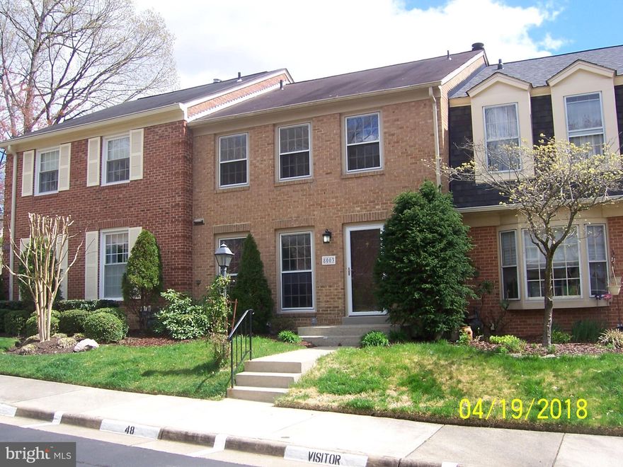 SPACIOUS  WELL MAINTAINED TTH IN CONVENIENT LOCATION. , CLOSE TO  FT BELVOIR,  FFX COUNTY PKWY,  i95/395 AND SHOPPING. BUSLINE 5 MIN WALK.  HARDWOOD  FLRS MAIN LEVEL.  NEW CARPETING, NEW PAINT THROUGHOUT, NUMEROUS UPDATES. WALKOUT TO A  DECKED FENCED BACKYARD WITH LG SHED. WOODED AREA WITH PATHS AS WELL AS TOT LOTS.  LG. MBR W/WALK IN CLOSET. FINISHED LL WALK OUT  W/FIREPLACE, NEW FRENCH OORS.