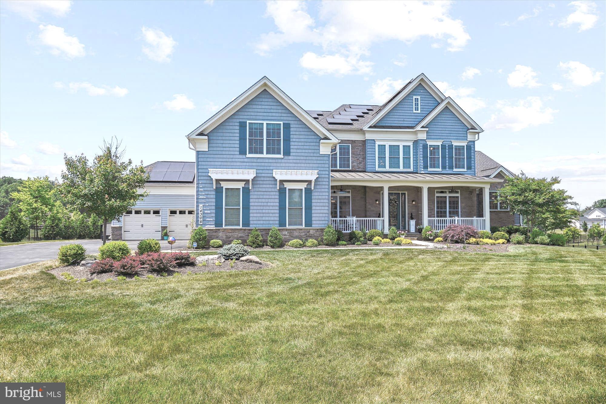 Maryland's Local Brokerage proudly presents 14308 Oak Meadow Rd!
Welcome to your dream home! This stunning luxury property boasts 5 bedrooms and 4 1/2 baths, providing ample space for your living and entertaining style. As you enter the home, you'll be greeted by a grand foyer with high ceilings and elegant finishes. The open floor plan seamlessly blends the living and dining areas creating a magnificent space for hosting guests or relaxing with family. The gourmet kitchen features top of the line appliances, white cabinetry and a spacious, quartz island ideal for meal prep or entertaining. The adjacent family room is the perfect place to relax by the stunning stone, gas fireplace or catch up on your favorite TV shows. The home features 2 primary suites, one on the main level and one upstairs. The main level offers an en-suite bath with dual vanities and a walk in shower. The upper level primary suite offers a sitting area, an amazing walk-in closet, en-suite bath with dual vanities, walk-in shower and a soaking tub for unwinding after a long day. There are 3 additional bedrooms that offer their unique charm and style, including one with an en-suite bath. One of the standout features of this property is the five-car garage providing ample space for cars, toys and storage. The outdoor living areas are equally impressive! Enjoy your backyard oasis with a sparkling, fiberglass saltwater pool for swimming laps or simply lounging in the sun. There is extensive hardscaping / lighting, a built-in firepit or if you prefer shade, a pergola with custom blinds. This home truly has it all from the beautiful finishes to the thoughtful design. Don't miss the chance to make this dream home your own! See the Virtual Tour for more photos and floorplans.