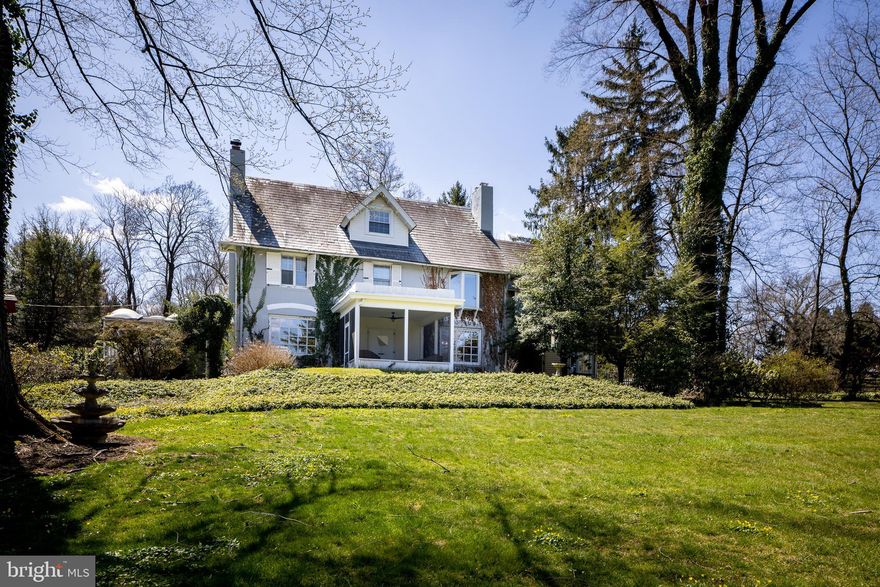 Welcome to Cloverly Corners, A Rydal Gem. Fantastic Location, Three Story Colonial, Six Bedrooms with Four and a Half Baths, Situated on 1.3 Beautifully Landscaped Acres. Upon entering the Foyer you are Greeted by a Spacious Living Room with Gas Fireplace, Formal Dining Room, Kitchen with Sunny Breakfast Room and Bay Window, Study with Adjacent Sun Room and Powder Room Finishes the First floor, there is also a Large Screened Porch off the Living Room. Grand Stair Case Leading to Second Floor. Primary Bedroom Suite with Sitting Room and Fireplace, Large Walk-In closet and Bath. Three other Bedrooms and Two Hall Baths, the Third Floor has Two Additional Bedrooms with Hall Bath. Outside enjoy the Extensive Landscaping and Private Rear Yard. In-Ground Pool with Pool House, Circular Driveway, Greenhouse for the Gardening Enthusiast and So Much More. Close to All Major Roads and Shopping.