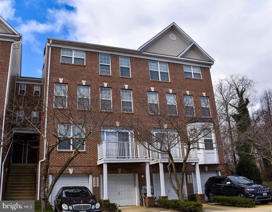 Welcome home to 2829 Forest Run Drive in District Heights, Maryland!  This exterior brick townhome comes with four levels of supreme living space.  The top level has an owner's suite and a spacious walk-in closet, a jacuzzi tub, double sink vanity, and separate shower.  The third level has two bedrooms, a full bathroom, linen closet, and laundry area.  The main level has a lovely kitchen with built-in microwave and counter bar eating area; a dining area with a balcony; a spacious living room with a powder room.  This townhome has a 1-car garage and driveway.  You can enter the townhome from the garage door to steps leading to the main level.  Meticulously maintained makes it move in ready and just waiting for you to claim it as your own!