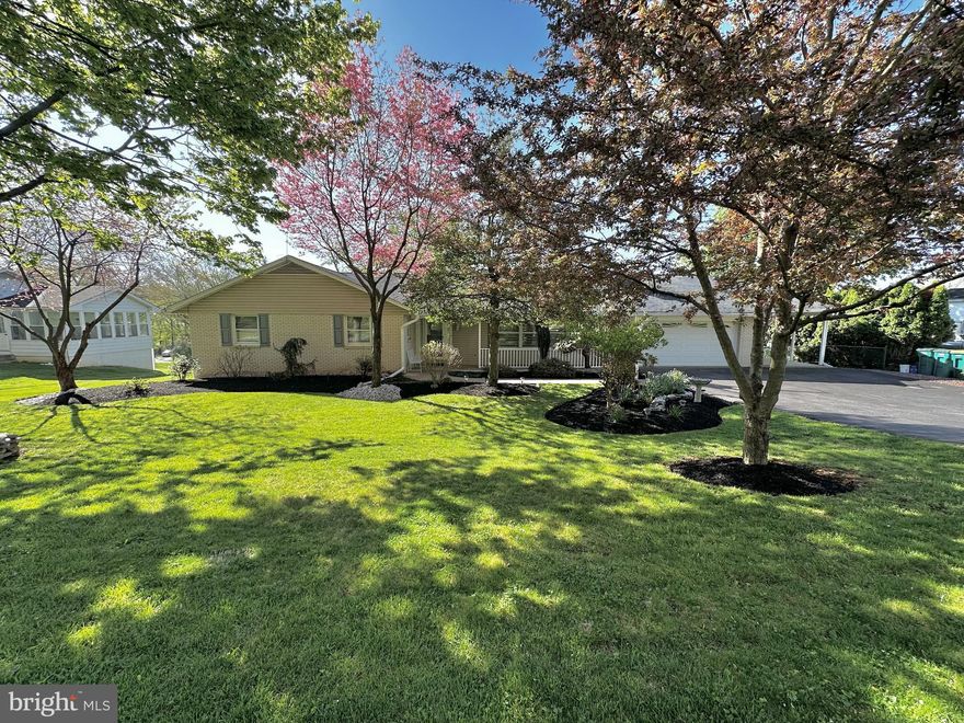 Welcome to this stunning Old Orchard gem, where timeless charm meets modern comfort. This beautiful maintained ranch home offers four spacious bedrooms and three full baths, providing plenty of room for your family and guest alike. Step inside to discover a gorgeous updated kitchen featuring elegant granite countertops and a subzero refrigerator, perfect for both everyday living and entertaining. Cozy up and relax in your own "Florida Room" with dusk cherry floors and built in cabinetry. The home is equipped with natural gas for efficient and reliable baseboard heating and central air. Downstairs, you'll find a beautifully renovated basement with lots of natural light and direct access to an inground pool. This ideal space features a bedroom, home study, family room, home gym, full bath, spacious laundry room, extra storage or additional entertaining area. Outside, convenience and functionality shine with both a carport and a two car garage offering ample parking with lovely curb appeal. This neighborhood is calm, quiet and peaceful with easy access to Rt. 78, 22, 33 and the well renowned St. Luke's Hospital all within 10 minutes. This Old Orchard treasure blends classic appeal with thoughtful updates, creating a warm and inviting place you'll be proud to call home. This is sure to please, you won't want to miss this!