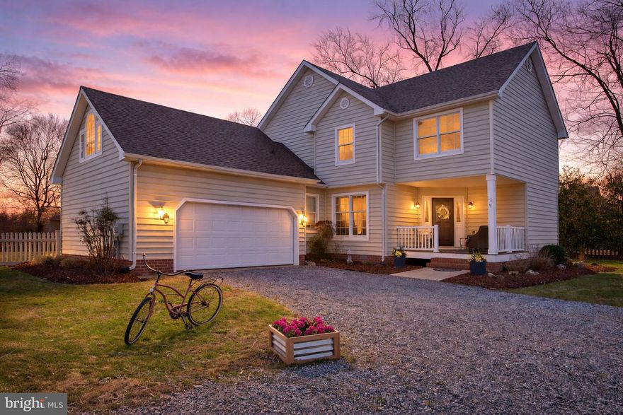 New to the market, this well-maintained 4-bedroom, 2.5-bath Cape Cod offers the perfect blend of comfort and Eastern Shore charm in the heart of Oxford. Tucked away on a quiet cul-de-sac, this inviting home features welcoming indoor and outdoor living spaces—ideal for year-round living or a relaxing weekend escape. Step into the foyer and discover spacious living and dining areas highlighted by beautiful Brazilian hardwood floors, vaulted ceilings, and abundant natural light. The comfortable living room flows seamlessly into a large kitchen with an adjacent dining area and a bright breakfast room perfect for casual mornings or gathering with family and friends.  Off the kitchen you will find a large family room with access to the spacious back yard. Upstairs, the primary suite offers a peaceful retreat with a large walk-in closet and ensuite bathroom featuring double sinks, jacuzzi tub and a walk-in shower. Two additional bedrooms share a generous full hall bath with double sinks and a tub/shower combination. Finishing off the second floor is a loft, ideal for a home office or home gym. Outdoor living is just as appealing. Unwind on the front deck or entertain in the fully fenced backyard complete with a deck, patio, and fire pit—perfect for relaxing evenings or weekend gatherings. One of the largest backyards in the neighborhood and plenty of room for a pool!  Located just a short stroll from downtown Oxford, you’ll enjoy easy access to local shops, restaurants, the waterfront park, Oxford Market, and the beloved Scottish Highland Creamery. 
Move-in ready and full of character, this Eastern Shore gem offers the best of Oxford living at an exceptional value. Recent upgrades include a new roof in August 2025, all stainless steel appliances are less than two years old