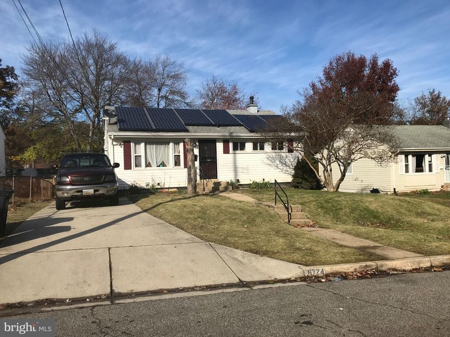 PRICE REDUCED!! Motivated Seller!! 5 Bedrooms, 3.5 Full bathrooms, 2 Master bedrooms in basement with their own bathroom, Hardwood flooring throughout home, Stainless Steel Appliance, Seller has done many updates: New Water Heater, New Drainage System, New Bathrooms, Fresh Paint, New Recessed Lights, New Light Fixtures, New Electrical Panel, New Exterior Sensor Lights, New Inside Emergency Lights, New Front Door,  2 large outside sheds, backyard is fenced, solar panel will convey for great savings, close to metro, BWI  Parkway, I495, Fedex field + So much more!