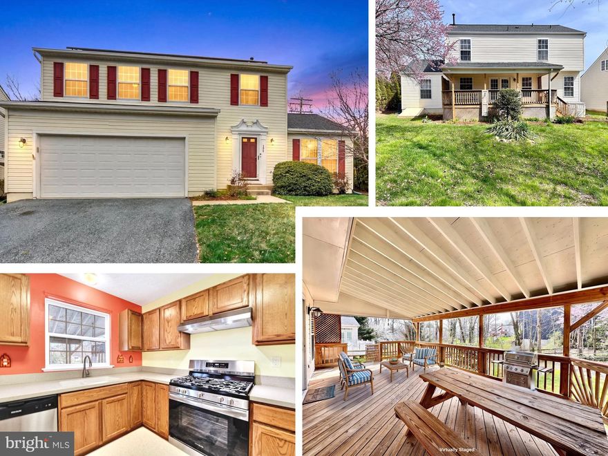 ** Open House this Sunday, 4/26 from 1:00–3:00 PM **  Well-maintained and thoughtfully designed, this 4-bedroom, 2.5-bath Colonial is ideally situated on a desirable corner lot in Havre de Grace’s Grace Manor community, offering a comfortable layout with great space for both everyday living and entertaining.  A welcoming foyer with hardwood floors leads to a spacious living and dining room combination featuring crown molding, chair rail, neutral décor and large floor-to-ceiling windows that fill the space with natural light. The open eat-in country kitchen features Corian counters, center island, oak cabinetry, stainless steel appliances, a new 5-burner gas range with range hood, large pantry, new laminate flooring and generous table space that flows seamlessly into the adjoining family room. French doors open to the impressive 23' x 12' covered wood deck with vaulted ceiling and privacy panel—an ideal outdoor space for dining, relaxing, or hosting gatherings—overlooking the level, tree-lined backyard with stairs leading to the patio and yard. The main level also includes a convenient powder room and access to the 2-car garage. Upstairs offers four generously sized bedrooms, including a spacious primary suite with ceiling fan, triple windows, walk-in closet and private bath with dual sinks and tub/shower combination; two secondary bedrooms feature walk-in closets while the third offers a nicely sized closet, along with a full hall bath and large linen closet. The full unfinished basement provides excellent potential for additional living space with studded and insulated walls already in place, a laundry area with basin sink and additional space beneath the family room ideal for a future recreation room.

Recent updates include; stainless steel gas range and hood ('26), laminate kitchen flooring ('26), kitchen faucet ('26), smoke and CO detectors ('25), HWH ('23), roof ('19) and HVAC ('16). Solar panels leased through Sunrun ('14).

** Conveniently located near Aberdeen Proving Ground, I-95 and downtown Havre de Grace where you will enjoy shops, restaurants and waterfront attractions, close to Hopkins Farm Brewery **
