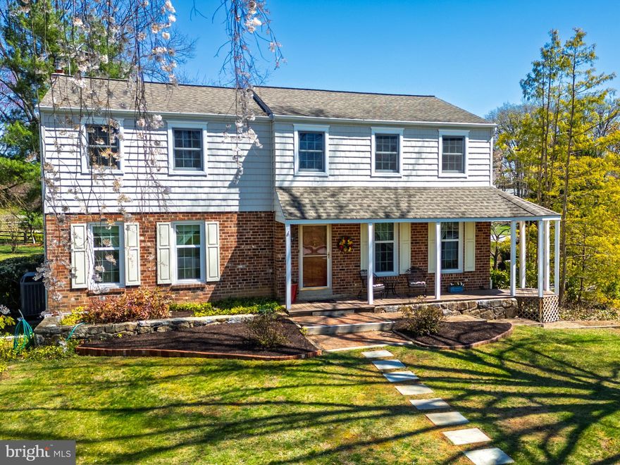 This home is jam packed with absolutely charming features, from an in-law suite to an amazing cedar screened deck! Built-ins, a sunlit reading nook, a bay window, herringbone brickwork in the foyer entry… the list goes on! With a classic center hall Colonial floorplan, there is a front living and dining room that both enjoy lovely afternoon light. At the back of the home, there is a spacious kitchen and breakfast room which lead directly to the family room with a wood stove that can efficiently heat the entire first floor. With direct access to the screened deck, with morning light and cooling afternoon shade, this is a delightful space to relax or entertain. Upstairs there are 4 bedrooms and 2 full baths including the owner’s retreat with a sitting room and an en suite bathroom. One of the hall bedrooms features a built-in desk and storage, and the sweetest window bench to curl up with a good book as the sunlight beams in. If you need a separate, private living space, be sure to visit the finished walkout basement. Beautifully finished, and fully equipped with a kitchen, great room, and full bathroom, there is walkout access directly to the driveway, offering a lovely space for an in-law suite. There is also an unfinished portion of the basement that offers tons of storage space. Situated on a corner lot with a flat yard, you’ll enjoy mature landscaping, shade trees, and spring blossoms. 305 Staghorn Way is happily situated just off Ellis Ln, so you can quickly pop up to Paoli Pike, or down to Rte 3 with convenient access to Rte 202. This special home deserves a personal visit. Request a tour today!