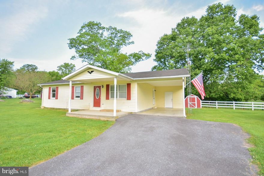 For Rent: Charming 2 Bedroom Rancher in Serene Countryside near Shepherdstown Welcome to this delightful, cozy 2-bedroom rancher nestled in the tranquil countryside near Shepherdstown. Situated on a picturesque acre of flat, level land, this idyllic property boasts a beautifully manicured lawn that exudes natural beauty. The house features a convenient carport, ensuring protection for your vehicle, while offering the utmost privacy and serenity. With its private well and septic system, you can enjoy the comforts of a self-sufficient home. Immerse yourself in the peaceful surroundings that envelop this lovely bungalow, providing a serene and calming atmosphere. Don't miss the opportunity to make this charming abode your own. Experience the tranquility and beauty of country living while still being in close proximity to Shepherdstown.