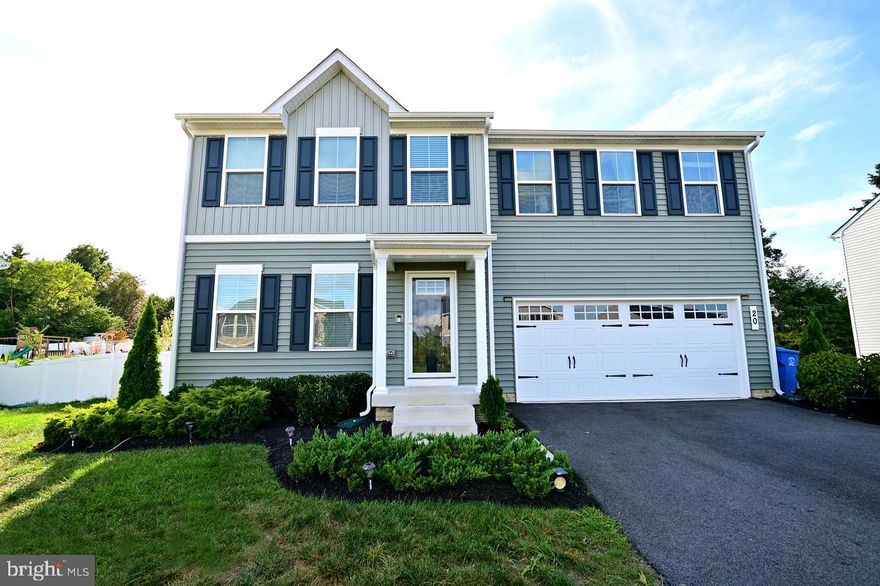 Follow COVID-Restrictions. Per Sellers request, please remove shoes before entering  Agents please leave business card. Per seller, COVID instructions: 1. MUST wear mask 2. No more than 3 people for showings (including agent). 
Motivated Seller, move into this lovely home built in 2019  today. Home features a open floor plan,  4 bedrooms, 3 full bathrooms, and 1/2 bath. Large fenced back yard. Washer/dryer included. Beautiful hardwood floors in two bedrooms on second floor.  2-10 Home warranty included. Enjoy walking/biking trails, a variety of restaurants and shopping, local hospital, schools. Located just minutes from downtown La Plata and blocks away from University of Maryland Charles Regional Medical Center.
This one will not last long.