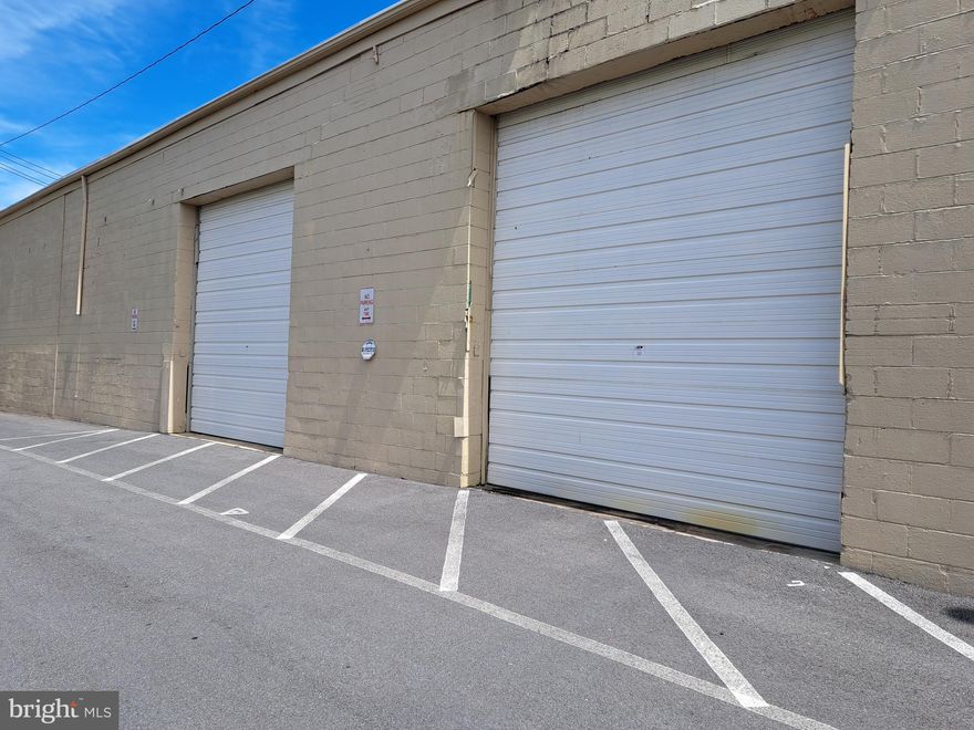 Pricing: Negotiable 
Offered for lease is an expansive 11,674 square feet warehouse space, exclusively for storage purposes. This warehouse incorporates three rooms and features two internal loading docks, one measuring 23 feet and the other 42 feet, facilitating seamless logistics operations. Limited parking is available in front of the unit. Please note, there is no water or air conditioning within the space. Conveniently located close to downtown Frederick, this warehouse presents an excellent opportunity for businesses in need of storage facilities. Pricing is negotiable, making it flexible to meet your budgetary requirements. Contact us now to discuss terms and seize this leasing opportunity.