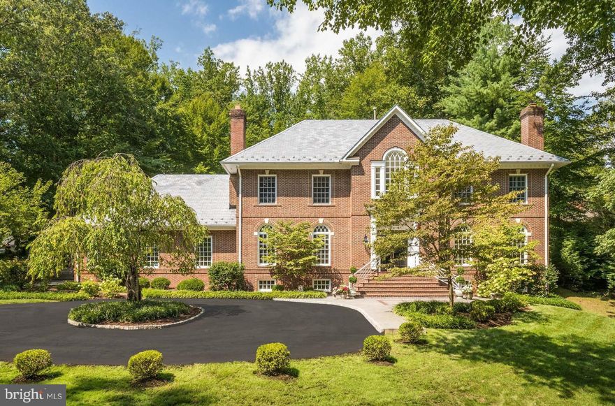 Premier Properties presents this impeccable all-brick colonial with 9,000sf+ and over an acre on Arrowood Road. Enjoy effortless entertaining  in the heart of Burning Tree with extensive hardscape, fenced backyard, and freshly refinished 20x40' swimming pool. The all-new kitchen with sunny breakfast room offers custom inset cabinetry, new SubZero fridge freezer, two sinks, desk area, butlers pantry to dining room, and two huge pantry closets. Notable features include paneled office/library, five fireplaces (two are gas), Marvin windows, security system, Carrier Infinity HVAC, circular driveway, and 33' deep three car garage. Finished basement has walk-up steps, large recreation room with stone fireplace, fitness room, optional bedrooms 5 & 6, and generous storage. Contact Carl Becker for private showing.