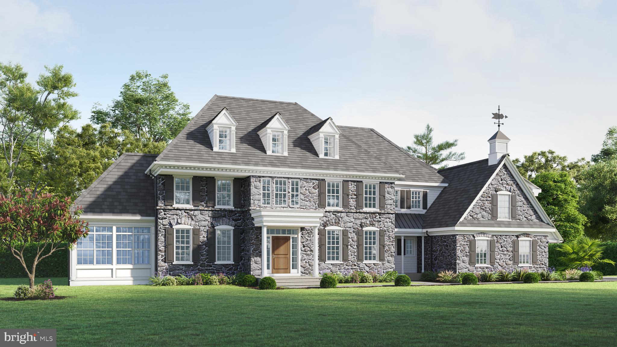 Welcome to Sussex of West Chester, where luxury meets tranquility in the heart of Chester County's rolling hills. Nestled within an exclusive gated community, Sussex offers a rare opportunity to embrace refined living on expansive 2+ acre homesites. Wake up to breathtaking vistas of the surrounding countryside, where each day unfolds against a backdrop of natural beauty. Immerse yourself in the peaceful ambiance of Sussex, where serenity reigns supreme, yet the vibrant West Chester Borough is just a short 5.2-miles away. Crafted by Hellings Builders, each estate home within this prestigious community exudes sophistication and elegance. Whether you select from our meticulously designed floor plans or opt for a completely custom design, you'll find unparalleled craftsmanship and attention to detail at every turn. ** Pictures are of a previously built Hellings Home.
The Brandywine Floor Plan offers a stately entry with a soaring two story foyer. Options for an office or formal living room and a sun room can be found to one side of the foyer with the formal dining room on the other. The great room, breakfast room and kitchen are perfectly positioned to capture views from every angle. Design your dream kitchen with Goebel's custom cabinetry where you can select every detail for this most important space. There is also a substantial mudroom, pantry, butler pantry, plenty of storage, a rear staircase and two powder rooms throughout the main level. Upstairs is a large owner's suite with walk-in closets and a spa-like owner bath. There are four additional bedrooms, two with ensuite baths, two sharing a jack-and-jill bath, and a laundry room. The option to customize the basement and the outdoor space is endless. Work hand in hand with premier architect Mark Stanish, to design the ideal living areas for every need. Sussex is truly a special opportunity and must be personally experienced to understand the magic of this location.