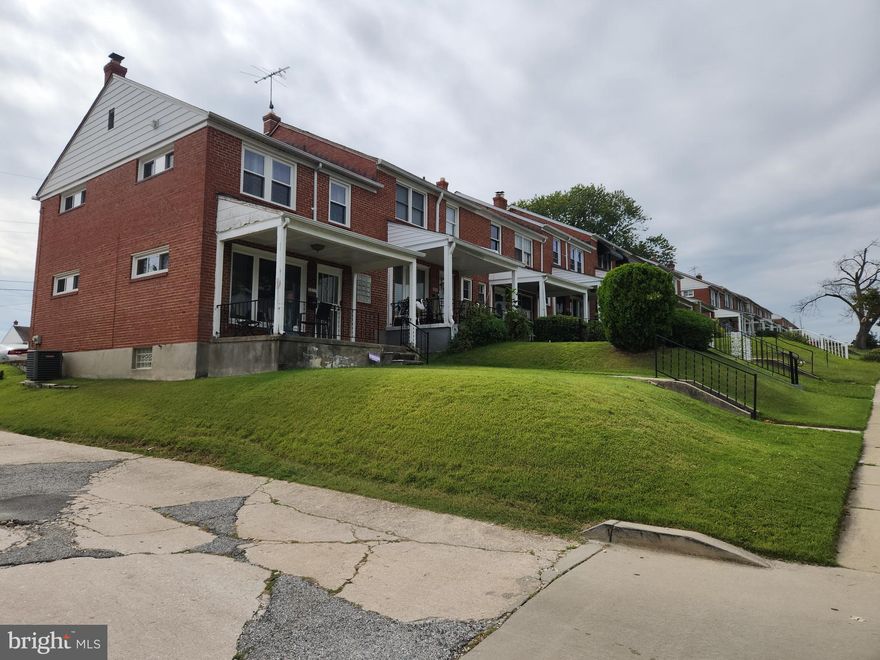 Come see this spacious light filled end unit, located within 10 minutes of Towson, Windows were replaced with in the last 4 years and some winterization has been completed. Close to Morgan State amongst other local hotspots. Very livable but is being sold as is. With minimum renovation this one can sell for a good amount more. Ground rent unknown. Seller will not redeem Seller is Listing Agents Daughter.
