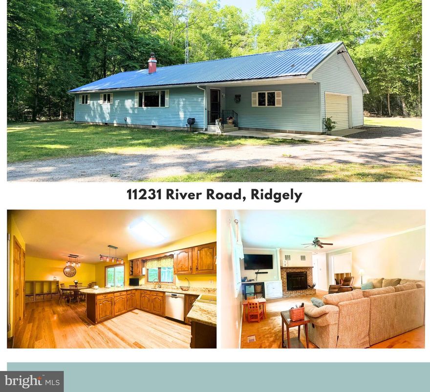 Looking for a nice House, Private & Lots of Land to Roam???    THIS Is IT!!!! 
Home features 3 Bedrooms, 2 Full Baths, Large Kitchen/Dining Combo With Lots of Storage- Updated Granite Countertops and Newer appliances. Spacious Family Room with FIreplace. Glassed in Sunroom for Entertaining! Garage with finished space for possible office with Running water & Electric. Garage also feauteres a second floor with Tons of Storage and Electric. Outdoors has Plenty of Parking, Large Carport, and a Shed. Within Minutes to Downtown Denton. 40 minutes to Bay Bridge, 20 Minutes to Easton. Public Boat Ramp less than 5 minutes. Call today!