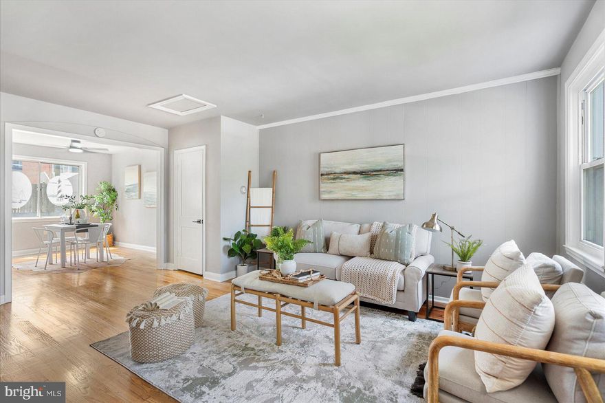 Welcome to this beautifully maintained end-of-group townhome in the desirable Eastwood community. Inside, you'll find stunning hardwood floors throughout, creating a warm and inviting atmosphere. The updated kitchen features modern finishes and connects directly to the dining area—perfect for everyday meals or hosting friends and family.

As an end-unit, the home is filled with natural light from additional windows, enhancing the bright and airy feel. The finished basement offers extra living space, ideal for a family room, home office, or 4th bedroom.

Enjoy the outdoors in your private, fenced-in rear yard—great for relaxing, entertaining, or pets. With stylish updates, comfortable living spaces, and a convenient location, this Eastwood home is ready to welcome you.