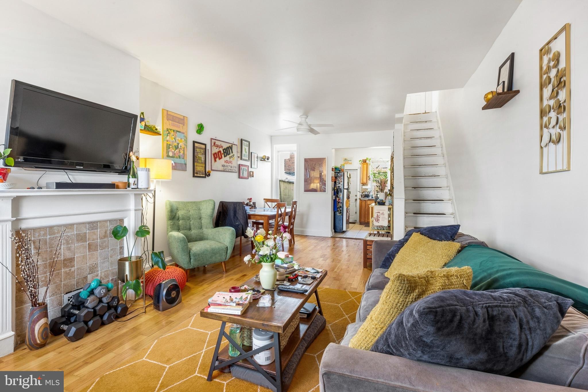 Welcome to 1725 S. Ringgold Street, a charming slice of Philadelphia nestled in the vibrant Point Breeze neighborhood. This beautiful home offers the perfect blend of modern amenities and historic charm - all for under $200,000!
Step inside and be greeted by an inviting open floor plan, boasting abundant natural light throughout the airy living space. Hardwood flooring spans the main level, which features a spacious living area with additional room for dining. The perfect space to entertain or cozy up, you'll find charming accents like the tiled faux fireplace with mantle. In the rear of the property is the kitchen with ceramic tile floor, full-size appliances including refrigerator, gas oven/range, built-in microwave, and dishwasher, with your sink overlooking the back patio. Out back you'll enjoy the privacy of your own patio with new fencing and plenty of space for furniture. The full unfinished basement is perfect for all of your storage needs and accommodates your brand new gas furnace.
Upstairs, there is a large bathroom with a new vanity, tiled tub/shower, and a separate area for laundry with a new stackable washer/dryer. You'll never have to lug the laundry up and down the steps again! The first of the two bedrooms is spacious, has a nice-sized closet, and ceiling fan. The primary bedroom is at the front of the property with 3 gorgeous west-facing bay windows allowing the room to flood with natural light. There is a large closet and ceiling fan. Both of the bedrooms have new LVF flooring.
Located just moments from trendy restaurants, cafes, and parks, this home offers the best of city living. Don't miss your chance to make 1725 S. Ringgold Street your new address. Schedule your showing today!