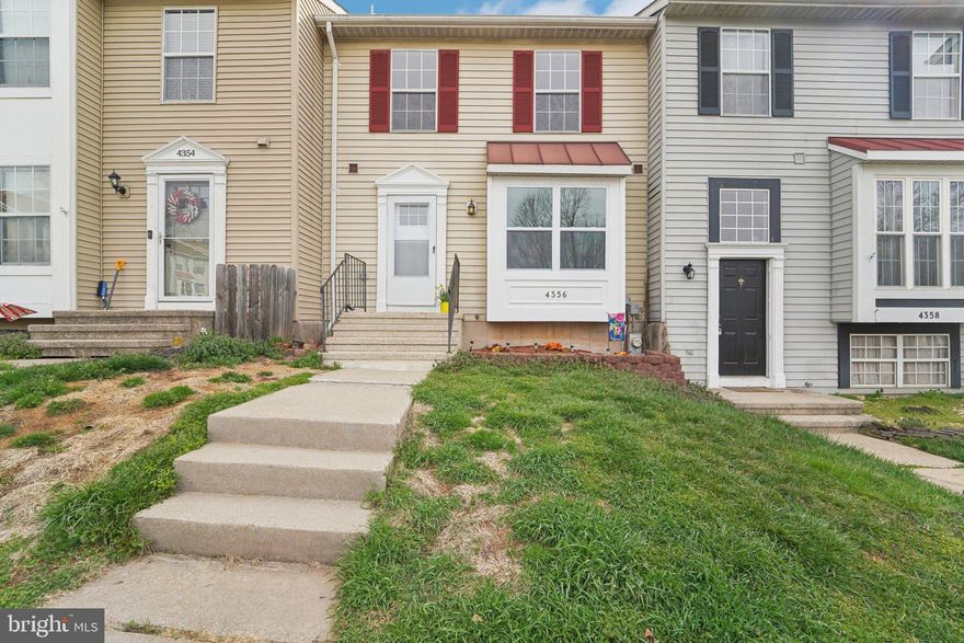 Welcome to 4356 Downhill Trail, a beautifully refreshed 3-bedroom, 1.5-bath townhouse nestled in a quiet Hampstead neighborhood with a welcoming, small-town feel and easy access to local amenities. This move-in ready home combines thoughtful updates with everyday comfort, including fresh interior paint throughout, luxury vinyl plank flooring on the main level and basement, and a kitchen outfitted with stainless steel appliances, new windows, and updated ceiling fans in both the kitchen and dining areas. The dining room opens to a large rear deck that’s been recently stained, offering a great space for entertaining or simply enjoying the outdoors.

Upstairs, new carpet adds softness and warmth, and the full bath features a newly installed bathtub and surround. Additional upgrades include a freshly painted front exterior, a brand new front door and storm door, all new interior doors, and a new water heater with warranty. A new roof with architectural shingles and a 25-year warranty will be installed before closing.

Located just minutes from downtown Hampstead, you’ll enjoy the convenience of nearby shops, restaurants, and parks, along with community favorites like Greenmount Bowl, Leister Park, and seasonal events at the Hampstead Train Station. Commuters will appreciate easy access to MD-30 and I-795, making travel to Westminster, Owings Mills, and Baltimore simple and efficient. With a long list of recent improvements and a location that blends small-town charm with commuter convenience, 4356 Downhill Trail is the perfect place to call home.