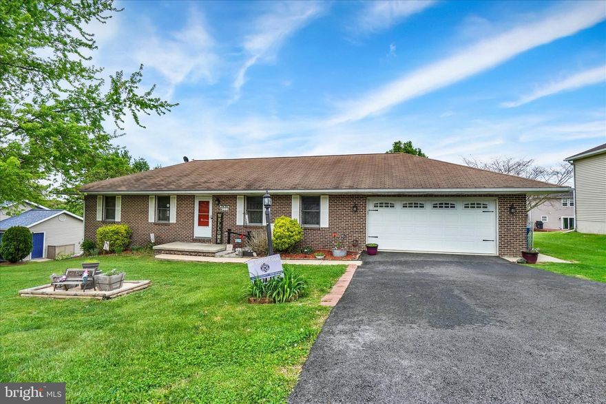 Move in ready rancher in Red Lion schools. Convenient location. Close to schools and shopping.  You will enjoy the nice big composite deck off the back of the home.  Really nice open kitchen/ dinning area with a breakfast nook! Kitchen was recently updated. 3 bedrooms and 2 full baths on the main floor with an addition bedroom/office/work out room...... with a full bath below.  Lower family room as well. Plenty of living space for the whole family!  Above ground pool with a deck just in time for the warm weather. Save on electric bills with the solar panels.
