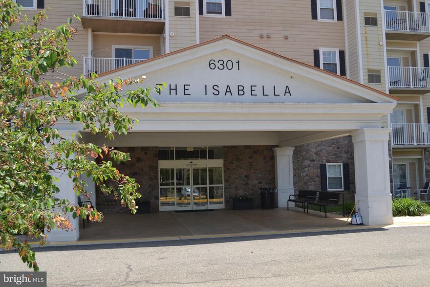 WELCOME TO QUIET AND PRIVATE RESIDENCE 311, A SPACIOUS 1 BR 1DEN 1BATH END UNIT WITH BALCONY AND EXTRA SIDE WINDOW ON 3RD FLOOR. ONE GARAGE SPACE AND ONE OUTSIDE ASSIGN PARKING SPACE. 3 STORAGE LOCKERS. THE HOME FEATURES  ENGINEERING HARDWOOD FLOORS THROUGHOUT, A GOURMET KITCHEN WITH OVERSIZED ISLAND AND 42" CABINETS, STAINLESS STEEL APPLIANCES, MARBLE BATH, HIGH CEILING WITH CROWN MOLDINGS AND WALK -IN CLOSET. BUILDING HAS FRONT DESK ATTENDANT, ON-SITE BUILDING MANAGEMENT, EXERCISE ROOM, PARTY ROOM, RESIDENS LOUNGE, METRO SHUTTLE, OUTSIDE POOL, PROFESSIONAL-GRADE GRILL, CARGO AND GARAGE SEPARATE ELEVATOR, UNDEGROUND GARAGE, STORAGE, DOG PARK, BASKETBALL AND TENNIS COURTS. SHUTTLE SERVICE RUNS TO THE VAN DORN METRO. RESIDENTS HAVE FREE MEMBERSHIP TO THE BREN MAR RECREATION ASSOCIATION DIRECTLY ACROSS THE STREET. SEVERAL LOCAL AND INTERNATIONAL GROCERY STORES ARE NEARBY. WALKING TRAILS ON THE PROPERTY AND ACROSS THE STREET.  THE ISABELLA IS CONVENIENTLY LOCATED JUST 1 MILE FROM INTERSTATE 95, 395 AND 495. JUST MINUTES FROM DC, OLD TOWN, TYSON'S CORNER AND NATIONAL HARBOR.