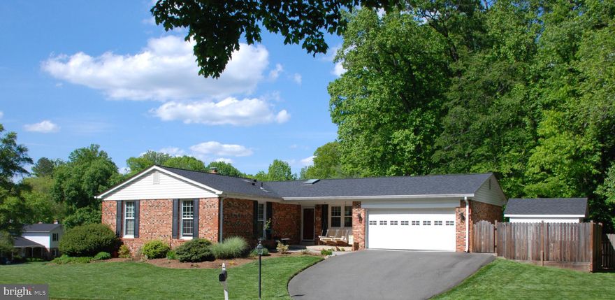 Beautifully updated 4-bedroom, 3-full-bath 2-level rambler offering main-level living on a quiet cul-de-sac with NO HOA. Located at the very end of a dead-end street with no thru traffic, this home delivers privacy, walkability, and a sought-after location in Orange Hunt Estates—including less than a ¼-mile walk to Sangster Elementary.

Major updates provide immediate value and peace of mind, including a new HVAC system and water heater replaced in November 2025, fresh interior paint and new carpet in 2025, along with a 2016 architectural shingle roof and replacement windows installed in 2016—allowing the next owner to move in without worrying about big-ticket items.

The main level features an eat-in kitchen with granite countertops, stainless steel appliances, and a brand-new 2025 refrigerator, plus a separate dining room and spacious living room. Three bedrooms and two full baths are located on this level, including the owner’s suite with an en-suite bath enhanced by a Solatube for added natural light and plantation shutters for a polished, timeless finish.

The walk-out lower level expands the living space with a finished basement offering a fourth bedroom, full bath, large recreation room with a wood-burning fireplace, a separate office, and a generous unfinished utility room ideal for storage, a workshop, or home gym.

Outdoor living is a standout feature with a private, fully fenced backyard, a deck off the kitchen, a patio just outside the basement door, plus an additional side patio—an ideal spot for a fire pit or hot tub. An outdoor shed provides additional storage.

Additional highlights include a two-car garage with attic storage, optional seasonal pool membership at multiple neighborhood pools, and no HOA fees!

Ideally located less than one mile to South Run Park and Recreation Center, with easy access to Burke Lake, Huntsman Lake, and Lake Mercer for your getaway from city life. Walk to coffee, grocery, pizza, and ice cream in about 10 minutes at nearby Huntsman Shopping Center! Commuters will appreciate easy access to DC, the Pentagon, Fort Belvoir, and Tysons, with convenient parking at the Springfield-Franconia Metro and the Burke or Springfield VRE stations.

A rare opportunity for main-level living, meaningful updates, and cul-de-sac privacy in Orange Hunt Estates West. Don’t wait on this one!