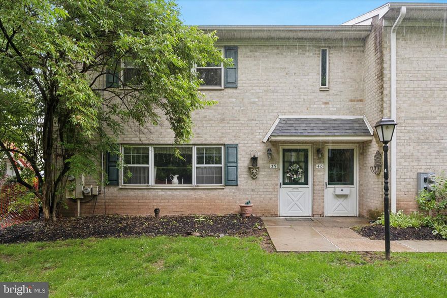 Welcome to 39 Cavendish Drive, a charming 2 bedroom, 2 full bath first floor unit tucked back in a quiet section of the picturesque Butler Park Condominiums. This home is perfect for those looking to add their personal touch and create their dream living space. Enter into an ample living area, a great location to unwind, and spend time with guests. There is a separate dining area for those quiet meals with friends or family. The kitchen has stainless steel refrigerator( 2019), with enough room for a small table to enjoy morning coffee, and a quick bite to eat. The primary bedroom with ceiling fan features an en suite bathroom, a walk-in closet, and a sliding glass door which leads to the patio. There is also another bedroom, plus a room that is perfect for an office. A few other closets in the unit offer great storage. There is a full hall bath with tub, and a laundry area( washer/dryer-2023) in the unit. A wonderful outdoor community pool is a great way to take in the sun, and meet some neighbors. Butler Park Condos is conveniently located within walking distance to downtown Ambler, and all that is offered there:  a variety of restaurants, Theater/Playhouse, and numerous outdoor community events like first Friday's and Ambler Arts and Music Festival. Easy access to Route 309, the Pa. Turnpike and the Lansdale/Doylestown Septa Rail Line. Set your appointment today!