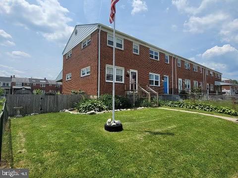 END UNIT features a spacious 3 bedroom 2 bath townhome in Middle River available now. NEW kitchen cabinets, granite counter tops, stainless steel appliances (microwave, dishwasher, gas oven, refrigerator), also a large PANTRY cabinet. New HVAC. A dining room perfect for entertaining- finished basement with a room that could be a den, play room, or guest room as well as a full bathroom- laundry room with washer and dryer. The exterior has a covered back porch, rear parking space, and shed. Plenty of space with this end unit featuring a nice front, side, and back yard. Text to request more information.