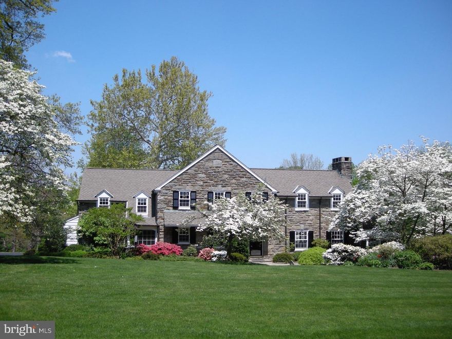 Welcome Home! Meticulously maintained stone and clapboard colonial with sun-filled rooms in a beautiful conserved setting in bucolic Old Newtown Square. This traditional house is privately situated on 5.97 acres (2.97 acres conserved) on quiet side street and is surrounded by many acres of conserved land.  Gorgeous views and terraces highlight this property with hand crafted stone work where outdoor entertaining and casual day to day living can also be enjoyed around the pool.    There is a large outbuilding that is presently used as a pool house and additional garage space but could also be converted to barn space. This home is perfection for carefree, day-to-day lifestyles or grand-scale entertaining!  A short walk to Aronimink Country Club or a bike ride to EA, this property is perfectly located and is convenient to great dining and shopping,  Center City and the airport.  Town and Country living at its best!  653-655  Andover Road includes 2.97 acres of conserved land with the Brandywine Conservancy. There are no restrictions on the use of the field for livestock. Accessory structures are permitted, with some impervious restrictions. While no pond is permitted, the field can be mowed or tended. It cannot be cleared but dead and damaged trees may be removed. The conserved acreage is an important element of this property as it allows for unfettered enjoyment of the beautiful views from the house.