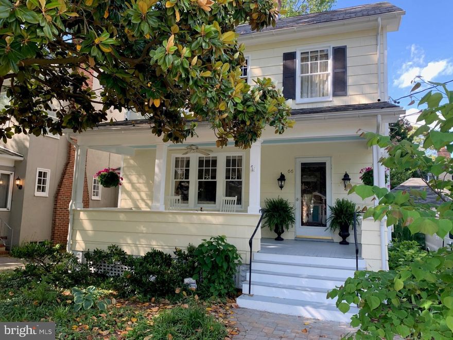 New Price for this stunning southern charmer in sought after Murray Hill in downtown Annapolis.  Spacious and inviting home which was masterfully expanded & renovated to seamlessly join historic style with modern conveniences.  Enjoy an open floor plan with lots of natural light.  Killer kitchen with Viking stove & farm sink opens to family room with french doors leading to picturesque covered porch and private rear yard.  Brand new top of the line AC system recently installed.  Upstairs is a huge master suite with large master bath that includes soak tub, separate shower and double vanity.  And how about having breakfast right out your bedroom door on the second floor balcony adjacent to master suite.  And then there is a bonus loft room with separate office and plenty of room for more family members or guests.  You won't have any problem with parking with this ample sized driveway and detached one car garage.  Imagine all this and yet walkable to  downtown Annapolis as well as Spa Creek with many boating options!