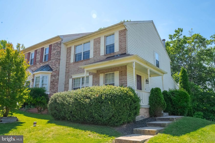 Multiple Offer Deadline- Sunday May 18 at 4pm.  Located in Abingdon's Constant Friendship Community, welcome to 413 Oakton Way.  One of the larger townhomes on the market at 2400 Total Square Feet!  This end of group has a 2-level BUMP OUT  with a finished basement.  4 Bedrooms with 2.5 Baths with the fourth bedroom being on the lower level. Neutrally painted throughout. Updated appliances in 2018.  Other updates include water heater (2024), renovated bathrooms and a brand-NEW deck in 2025. You'll also enjoy a lower level patio under the deck that overlooks your fenced-in backyard.  Be prepared to move fast on this home!  Open House on Sunday, May 18 from Noon - 2 p.m.