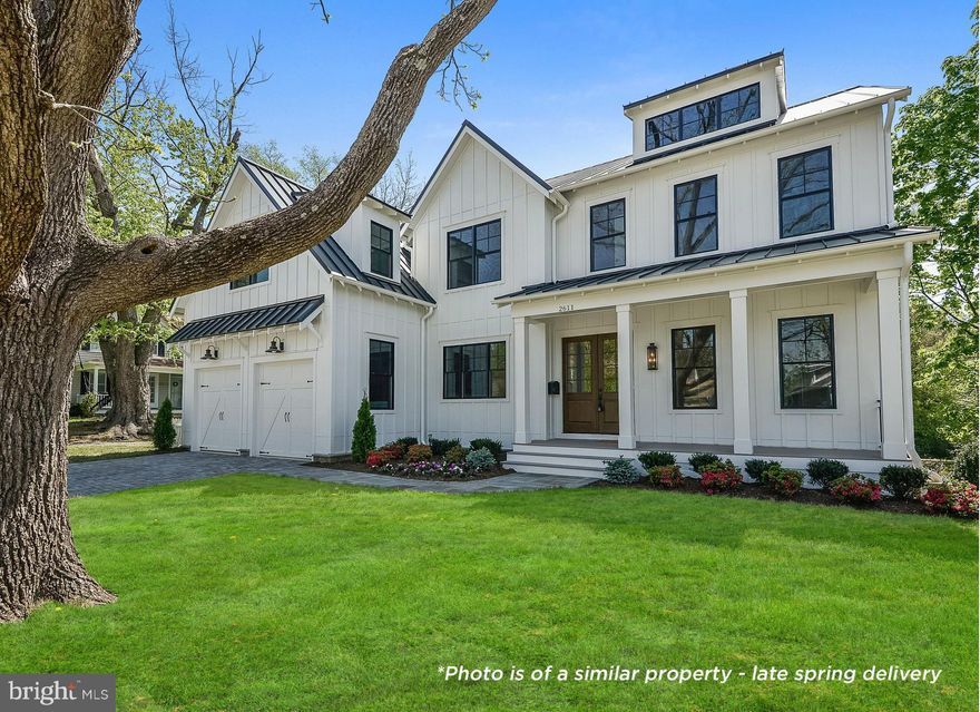 Brush Arbor's newest offering - late spring delivery! Built w/quality & thoughtful design. Over 6,200SF of lux living w/stunning finishes & designer features thru-out! 6BR/5.5BA, 10ft ceilings, reclaimed beams, barn doors, shiplap, rough-hewn hardwoods, walls of glass sliding doors, designer lighting, custom tile/cabinetry, plus flagstone patio & 4-car garage! *Photos are of a similar property.