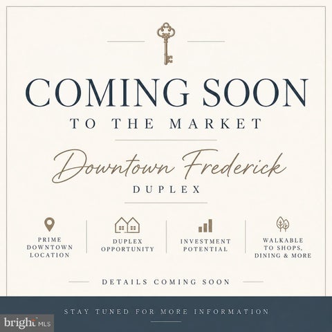 Townhouse For Sale - 218 W South Street<br/> Frederick County, FREDERICK, MD 21701