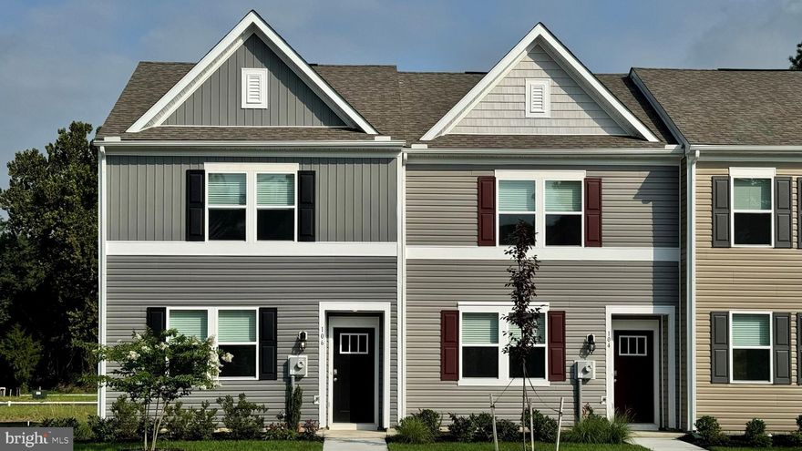 Situated on a corner homesite, discover your new home at 879 Mersey Lane in Sassafras Meadows in Salisbury, MD. This two-story end-of-unit Jefferson townhome is an open-concept floorplan with three bedrooms and two and a half bathrooms.

The first floor is spacious with a large, thoughtfully designed kitchen with crisp white cabinets, granite countertops, stainless steel appliances, a storage closet, and a peninsula island with space for seating. The kitchen is open to the living and dining area providing your ideal entertainment space. The first floor also offers a powder room. 

The second floor has three large bedrooms, each with plenty of closet space, a hall bathroom, a linen closet, and a laundry closet with an included washer and dryer. The owner’s suite offers privacy away from the other bedrooms and features a full bathroom and a walk-in closet. 

The included white blind package and the exclusive America’s Smart Home® package will give you complete peace of mind

Pictures, artist renderings, photographs, colors, features, and sizes are for illustration purposes only and will vary from the homes as built. Image representative of plan only and may vary as built. Images are of model home and include custom design features that may not be available in other homes. Furnishings and decorative items not included with home purchase.