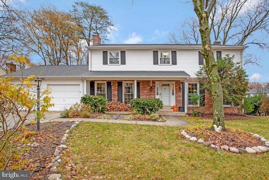 OPEN HOUSE Friday November 28th 10 to 12 noon!  Still shopping, text 410--878-5597 for a PRIVATE SHOWING!!  Well maintained West Laurel colonial featuring 2-car garage with 240  EV-charger, a quant front porch, hardwood floors, spacious entry level living, dining and family rooms, eat in kitchen, butlers pantry, cozy bonus room with brick fireplace, with a gas starter,  the upper level living includes private primary en-suite , generous closets and upgraded private bath glass enclosed seated shower, double sink and upgraded counter, continuing down the hall you will find 3 generous sized bedrooms, hall bath, central vacuum and linen closet. On laundry day you will appreciate the convenient laundry chute (use your creativity for getting the clean clothes upstairs - smile), an unfinished basement with another cozy fireplace, where you can create unique space to relax, entertain or enjoy many other indoor activities.  Exiting this level will find your own private oasis, expansive patio, mature landscaping, privacy awaits you!  West Laurel is located midway between Washington and Baltimore, close to John Hopkins Applied Physics lab, NSA, FT Meade, convenient to all major commuting routes, two MARC Train stations, entertainment, museums, cultural events, restaurants, shopping, a fee based West Laurel community pool, visit Howard T Duckett park (hiking, fishing, boat ramp, ball fields, tennis court, MNPPC rental community center and much more.