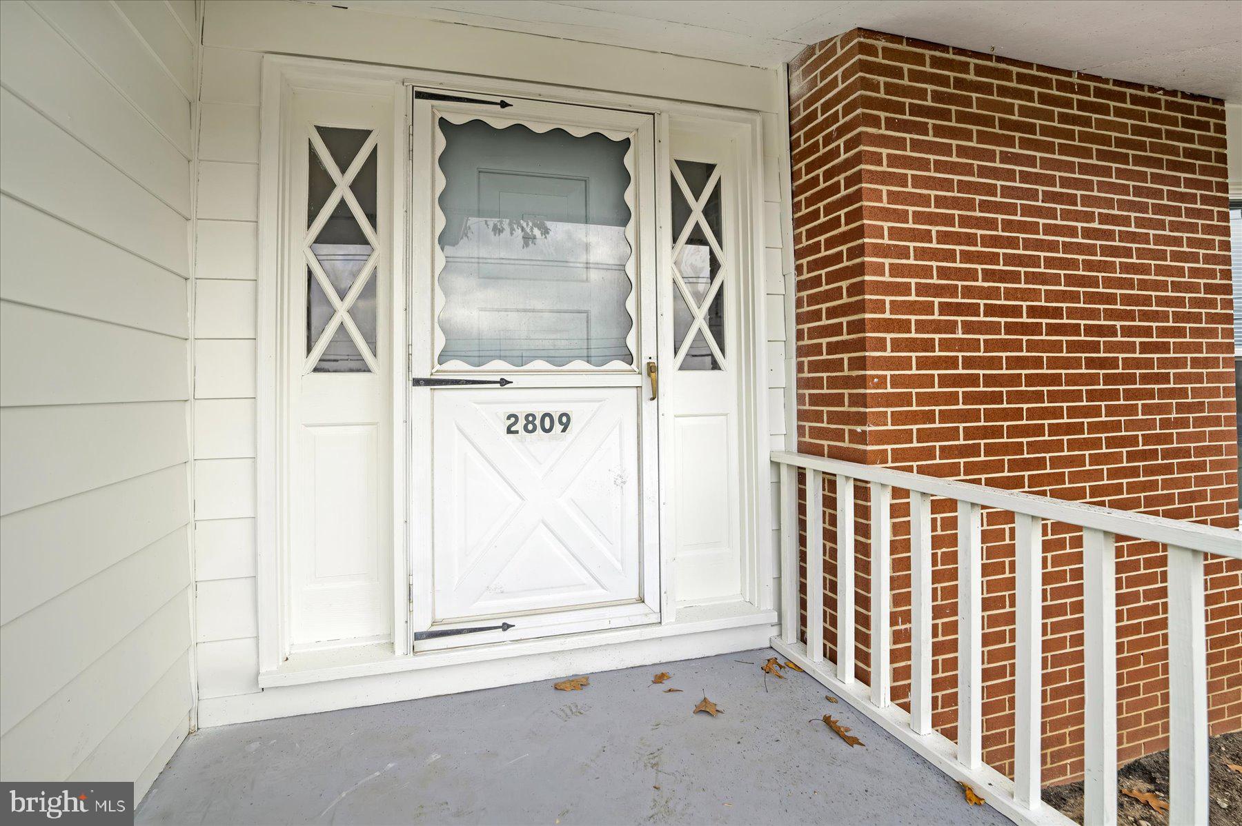 2809 EARLYSTOWN ROAD