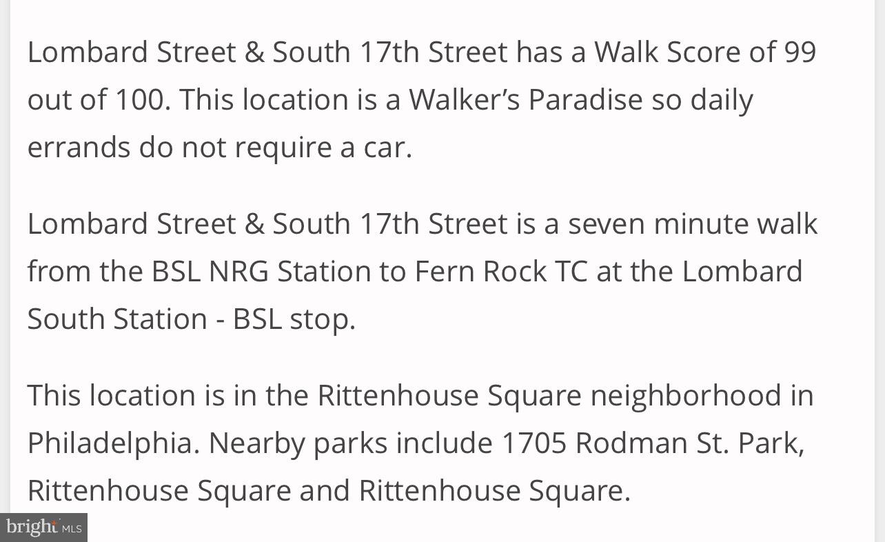 RITTENHOUSE SQUARE - Commercial Sale