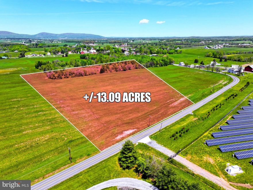 Located in a quaint country setting this 13.09 +/- acre lot is your gateway to the mountains, awaiting your vision to make it home. Rare opportunity on over 13 acres in Thurmont located in Frederick County. The property is flat, mostly open pature, with great road frontage, and nearly 4.5 acres wooded area towards the rear of the property. There is power along the road, as this would make the perfect lot for a home, estate lot, or farmette. There is no perc on the lot, but this property has similar soils to other homes close by with the same soil types. A soil report for this property is uploaded into the documents for further review. Please verify all building and perc information with the county. Schedule your private viewing today!

Note: Closing must occur at Anderson Title & Escrow in Frederick.