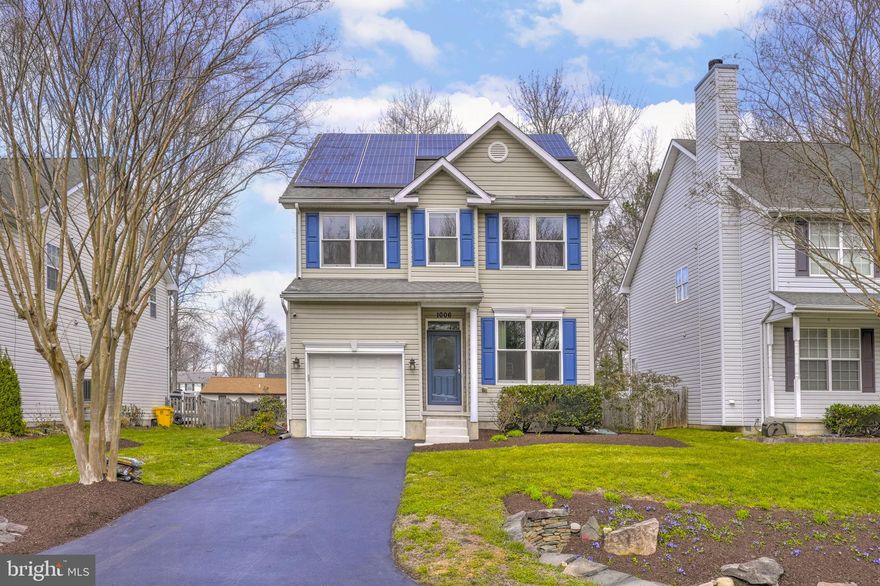 The original owner has carefully maintained this home over the years. The main level features a welcoming living room with a gas fireplace, hardwood floors, a bright and sunny study/office, and a spacious kitchen with granite countertops, backsplash, and a dining area highlighted by a beautiful picture window overlooking the fenced rear yard. Newer windows are installed throughout the home by Anderson & Thompson Creek windows. Brand new front door by Thompson Creek. A rear door leads to a large deck—perfect for family gatherings—and a shed that provides additional storage. Upstairs, you’ll find four bedrooms, including a primary suite with a full bath featuring a soaking tub, tile shower, and tile flooring. The three additional bedrooms are generously sized, along with another full bath and a convenient laundry room. The home also includes a one-car garage. Solar panels help keep electric bills affordable.