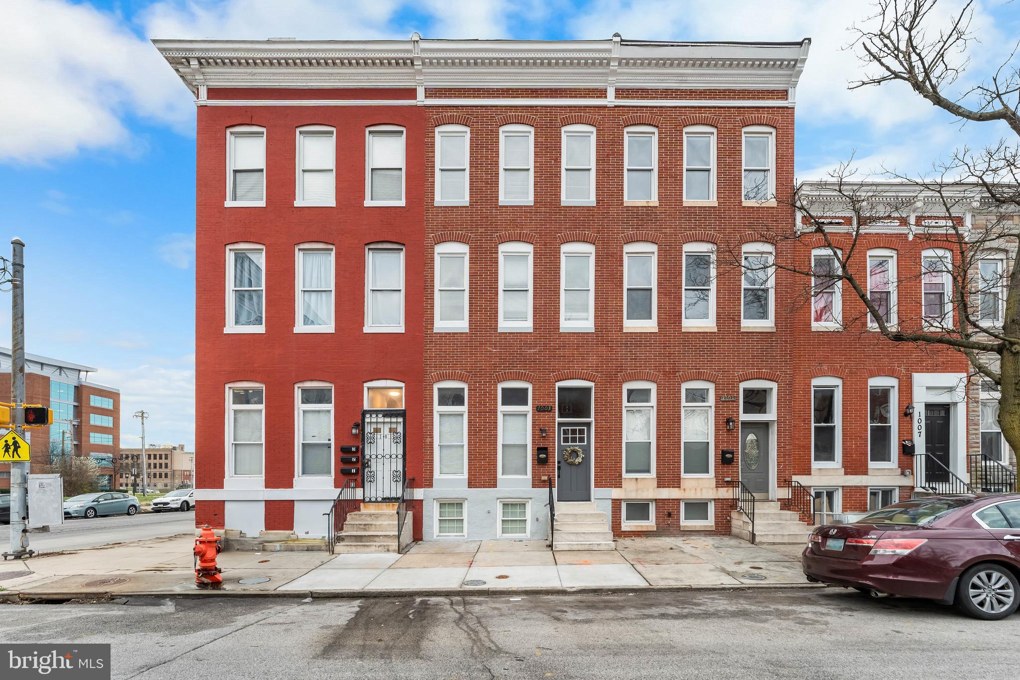 Welcome to this beautifully finished rare 6 -bedroom 51/2-bathroom townhouse . This fully renovated house give you all the space that you want on all the four levels .The house boast of a classic brick front, you are invited to the sophisticated interior featuring a very impressive crown molding all over the house. .The home offer generous 9ft+ ceilings .Recess Lightings,, impressive ceiling fans and engineered flooring that give an accent to the stylish design .The gourmet kitchens is fabulously equipped with an island ,stainless steel appliances granite countertops, with back splash. . The large windows illuminates the living area. The upper levels features multiple bedrooms and bathrooms, Enough space for large family and guests. The fully finished basement adds versatility and functionality .It comes with additional1 bedroom, toilet and a family room for leisure and entertainment. The basement flows into the yard .