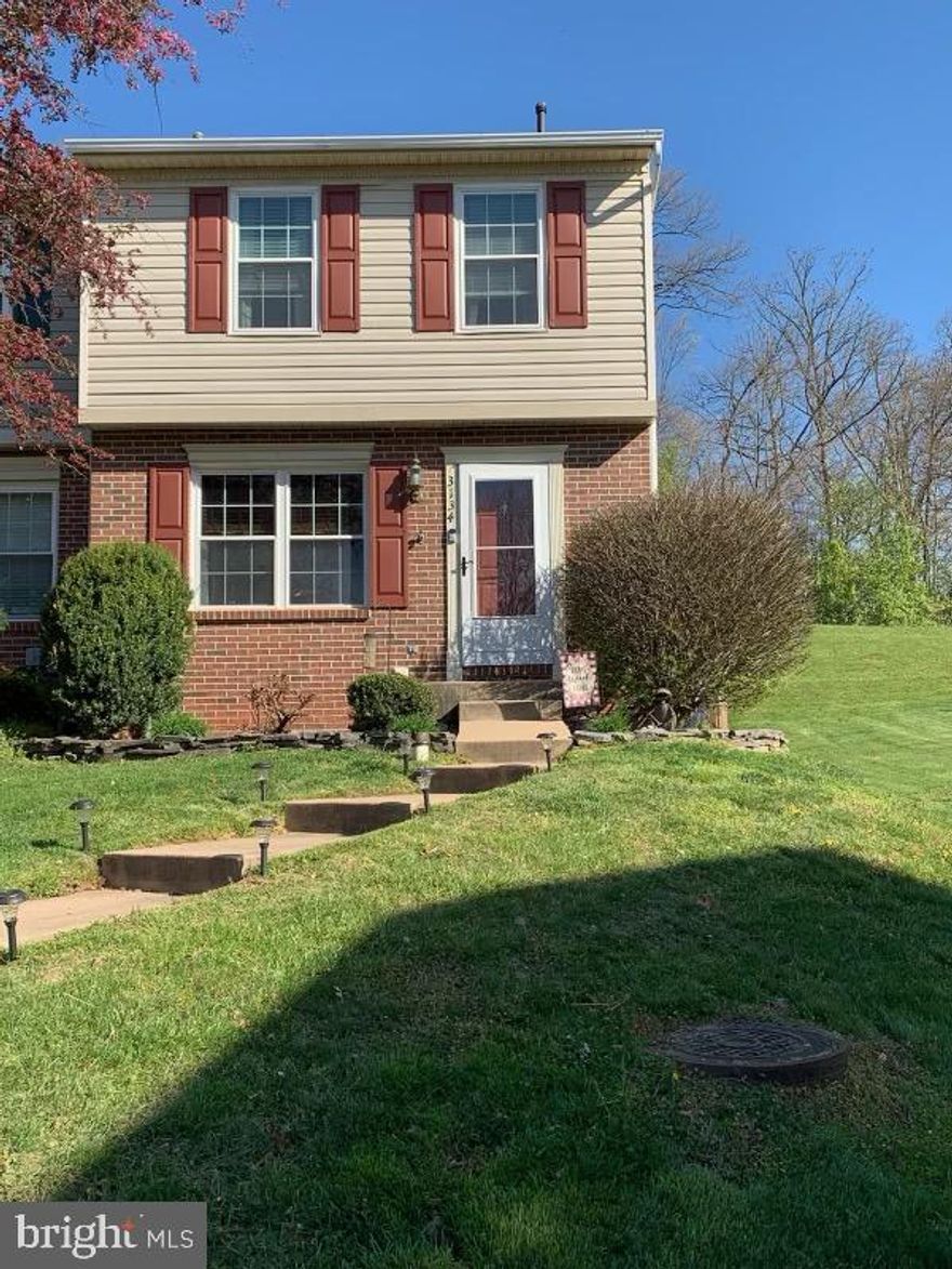 Amazing opportunity to own this fantastic end of group town home in the quiet neighborhood of St. Clair in Abingdon, MD! Just steps away from grocery stores, convenience stores, and some of the best restaurants in the area! New roof in 2022, new luxury vinyl plank flooring in 2021, new fence in 2020, updated main level powder room in 2022, and new radon mitigation system installed in 2020. Sellers will be installing a new designer sliding glass door with built in blinds and will be staining the deck before settlement.